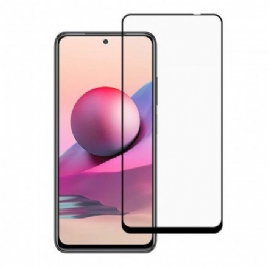 Xiaomi Redmi Note 10 / Note 10S Black Edge Herdet Glass Skjermbeskytter