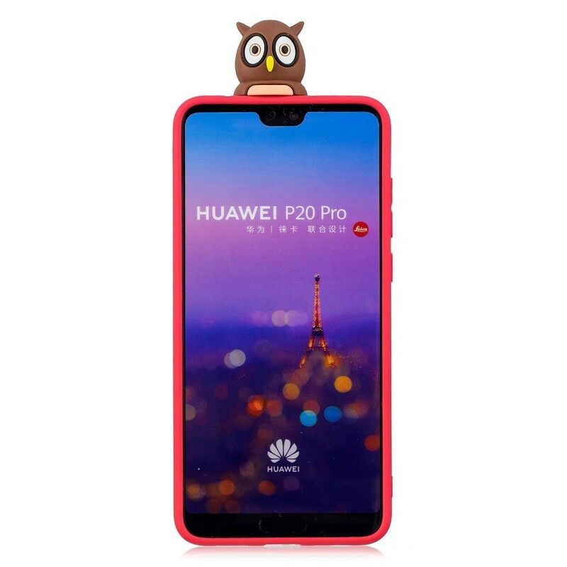 Deksel Til Huawei P20 Pro 3d Frøken Ugle