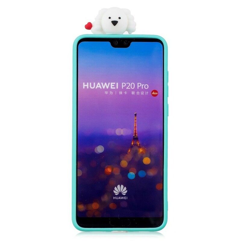 Deksel Til Huawei P20 Pro 3d-hund I Skyene