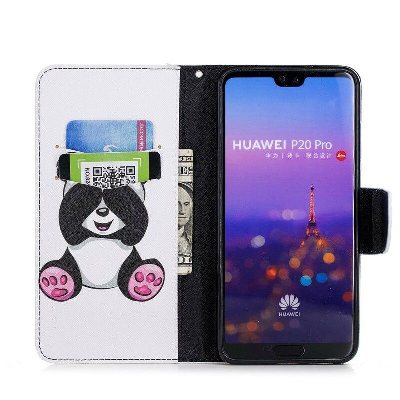 Folio Deksel Til Huawei P20 Pro Pandamoro