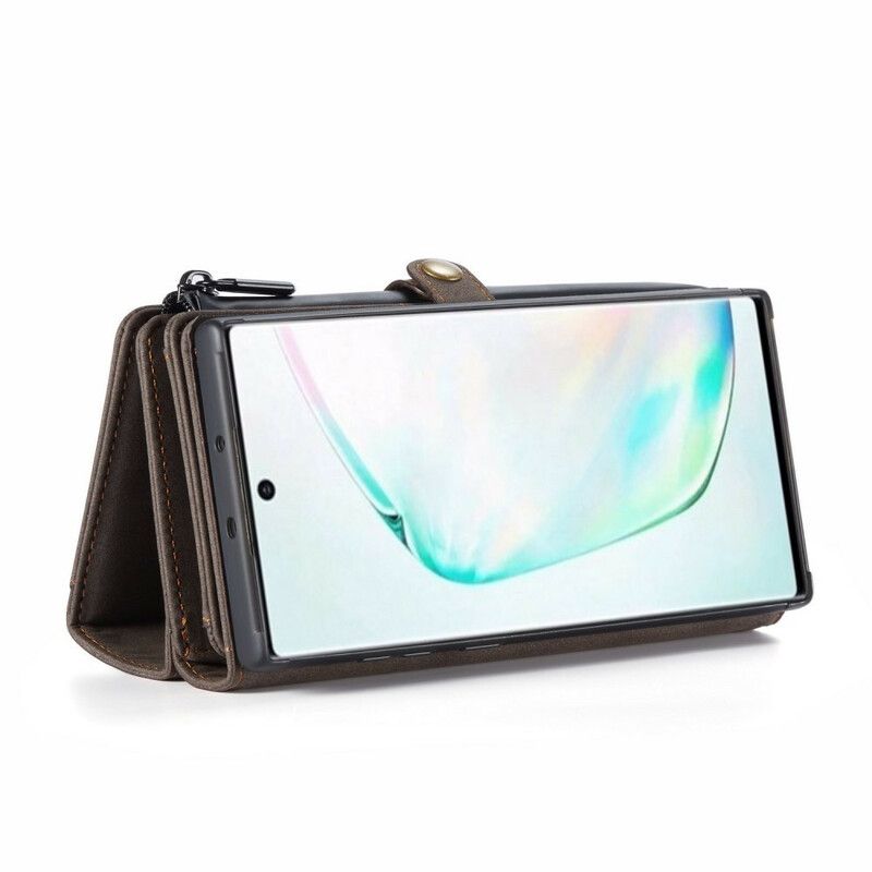 Folio Deksel Til Samsung Galaxy Note 10 Caseme Vintage Skinn