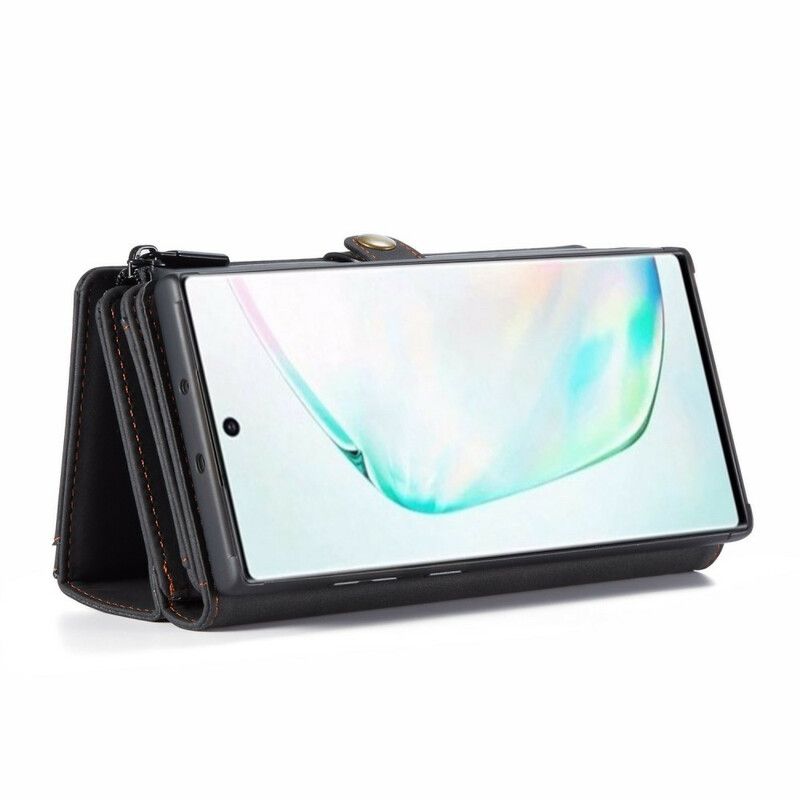 Folio Deksel Til Samsung Galaxy Note 10 Caseme Vintage Skinn