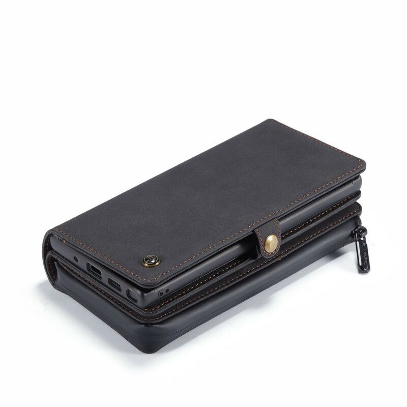 Folio Deksel Til Samsung Galaxy Note 10 Caseme Vintage Skinn