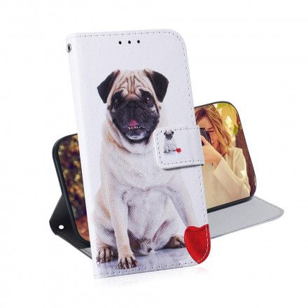 Folio Deksel Til Motorola Edge 20 Pug Dog