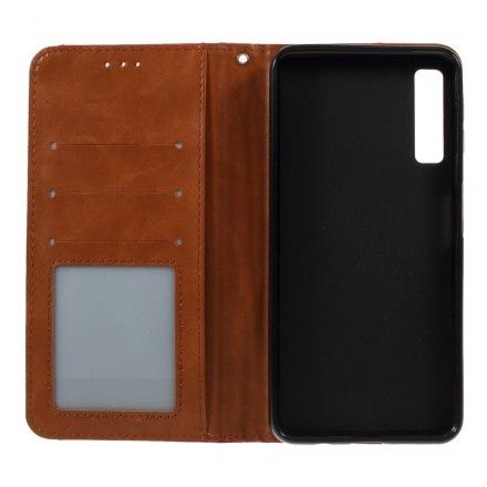 Beskyttelse Deksel Til Samsung Galaxy A7 Folio Deksel Faux Leather Card Holder