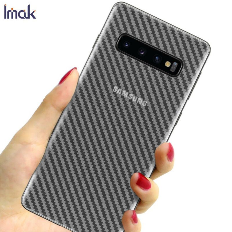 Beskyttelsesfilm Bak For Samsung Galaxy S10 Carbon Style Imak