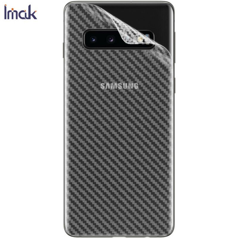 Beskyttelsesfilm Bak For Samsung Galaxy S10 Carbon Style Imak