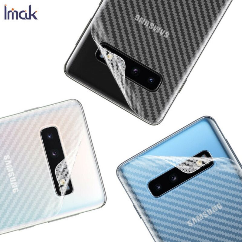 Beskyttelsesfilm Bak For Samsung Galaxy S10 Carbon Style Imak