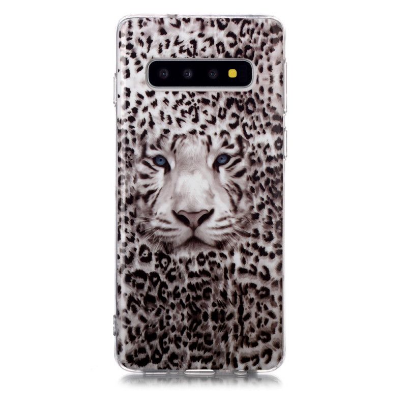 Deksel Til Samsung Galaxy S10 Fluorescerende Leopard