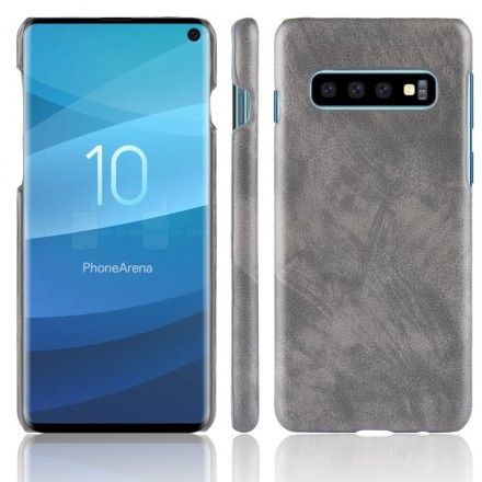 Deksel Til Samsung Galaxy S10 Litchi Skinneffekt