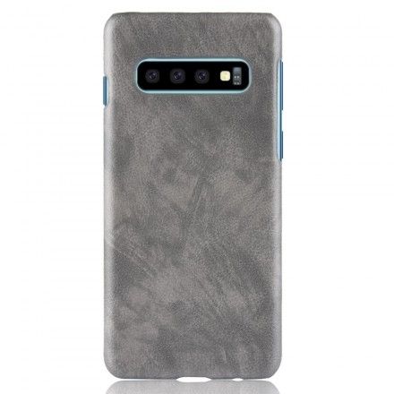 Deksel Til Samsung Galaxy S10 Litchi Skinneffekt