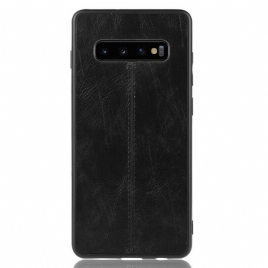 Deksel Til Samsung Galaxy S10 Søm Skinneffekt