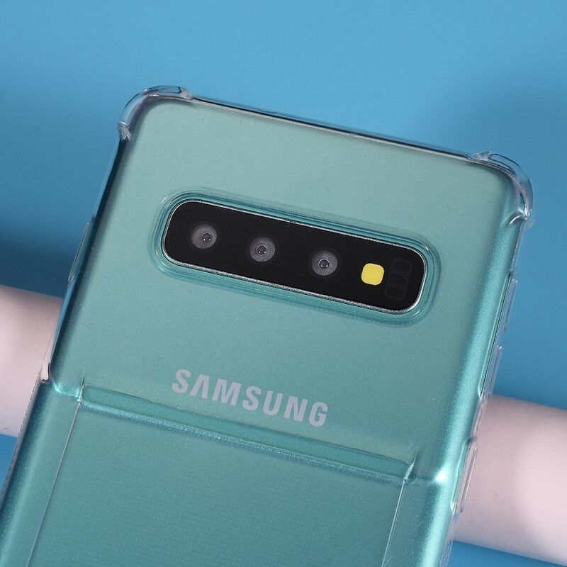 Deksel Til Samsung Galaxy S10 Transparent Kortholder