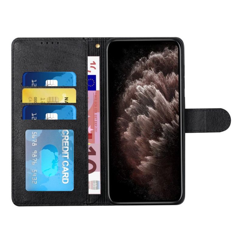 Folio Deksel Til Samsung Galaxy S10 Faux Leather Silhouette