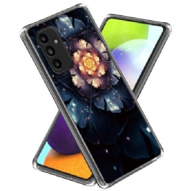 Deksel Samsung Galaxy A15 5g Oransje Blomst Beskyttelse Deksel