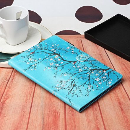 Folio Deksel Til Samsung Galaxy Tab A7 Blomstrende Grener