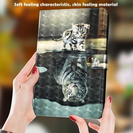 Folio Deksel Til Samsung Galaxy Tab A7 Light Spot Cat's Dream