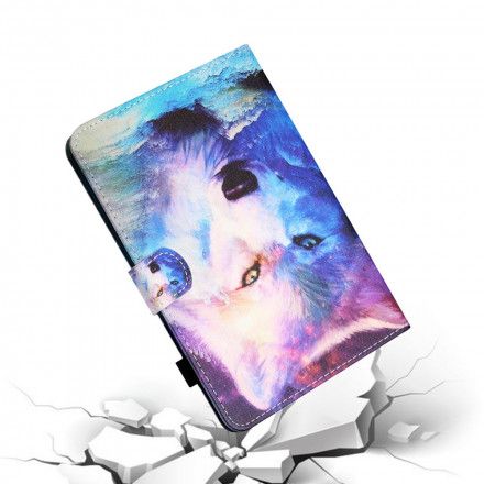 Folio Deksel Til Samsung Galaxy Tab A7 Ulvekunst