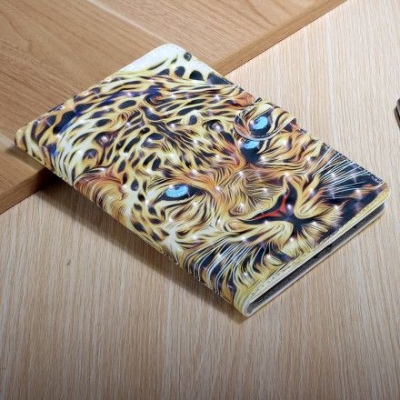 Lærdeksel Til Samsung Galaxy Tab A7 Leopard