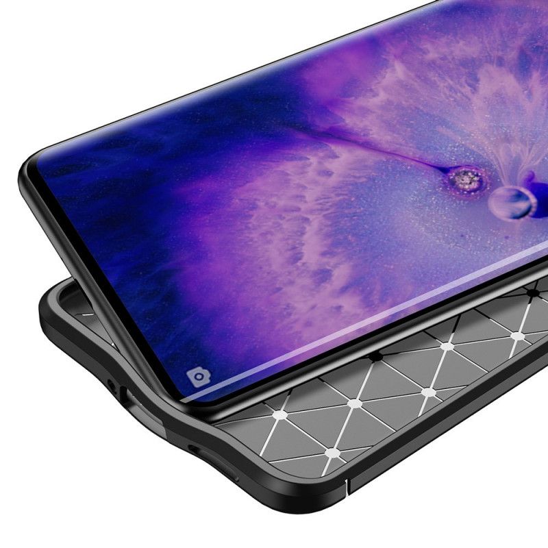 Deksel Til Oppo Find X5 Dobbel Linje Litchi Leather Effect