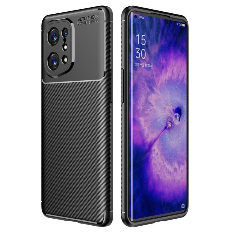 Deksel Til Oppo Find X5 Karbonfiberslange