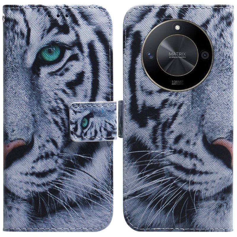 Folio Deksel Honor X9b / Magic 6 Lite White Tiger