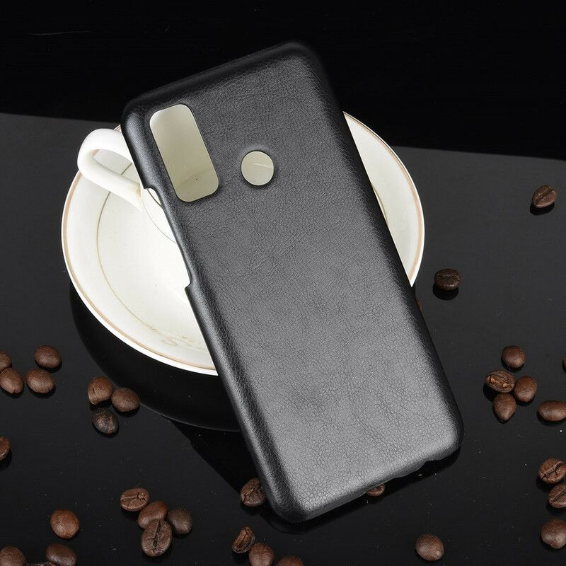 Deksel Til Huawei P Smart 2020 Performance Litchi Leather Effect