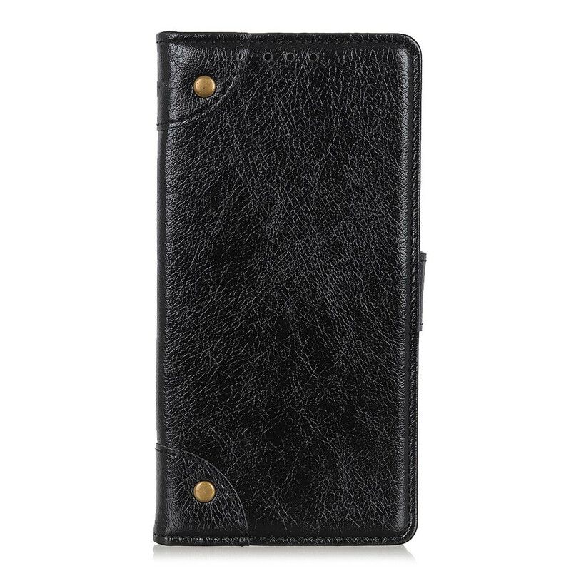 Folio Deksel Til Huawei P Smart 2020 Vintage Nappa Skinneffekt