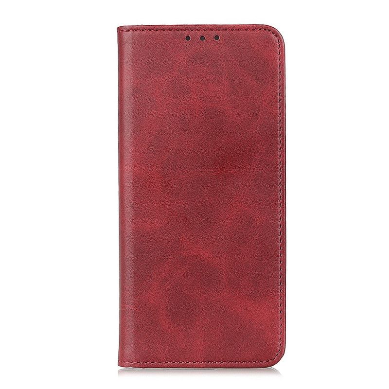 Beskyttelse Deksel Til Moto E40 / E30 / E20 Folio Deksel Elegance Split Leather