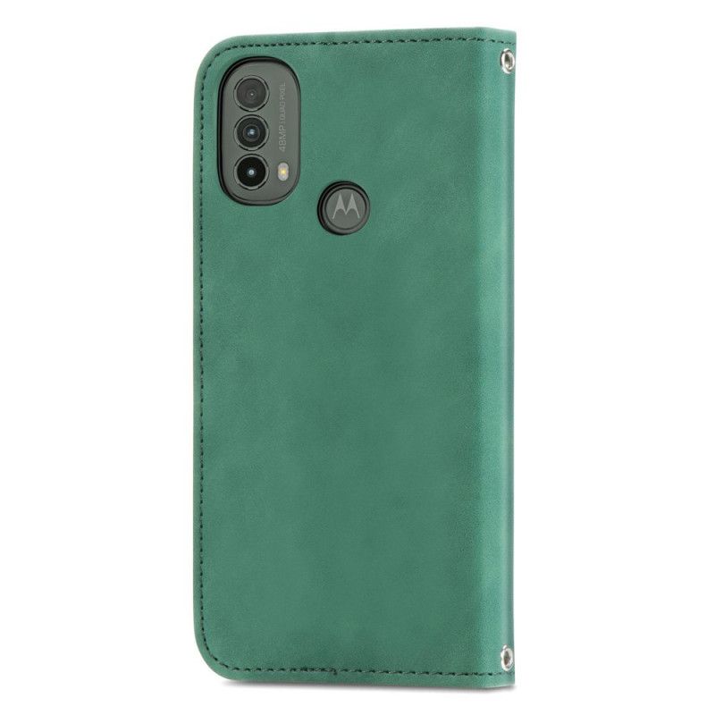 Beskyttelse Deksel Til Moto E40 / E30 / E20 Folio Deksel Skin-touch Design