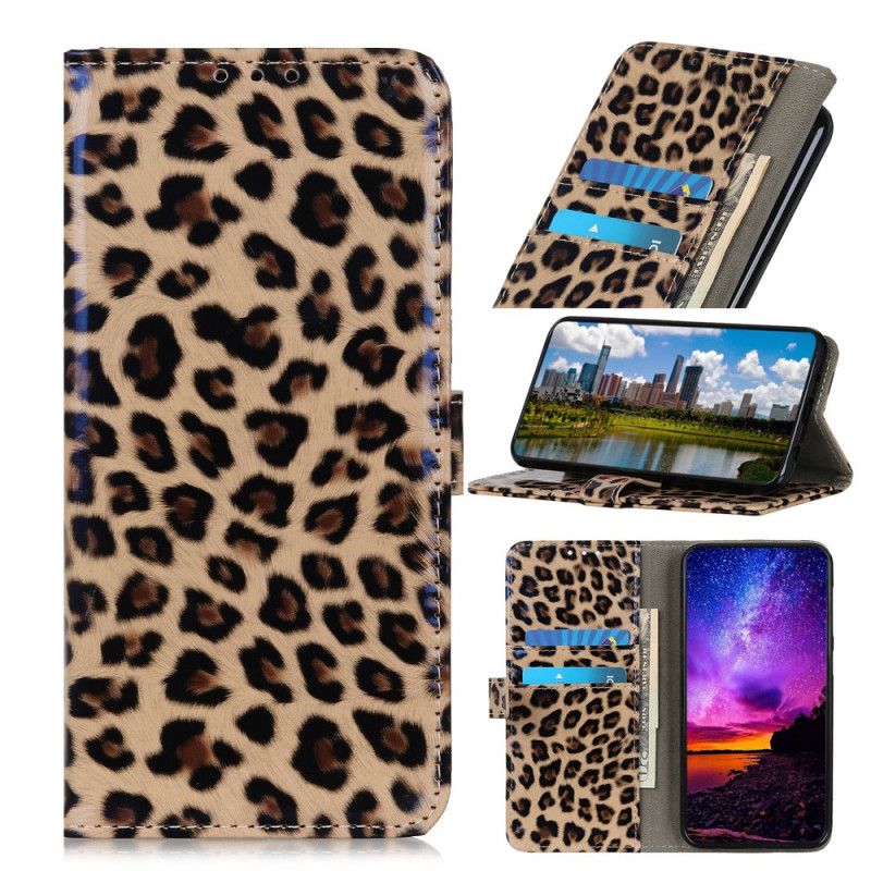 Folio Deksel Til Moto E40 / E30 / E20 Enkel Leopard