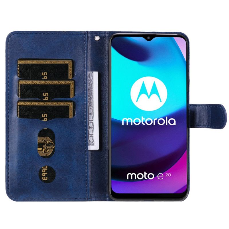 Folio Deksel Til Moto E40 / E30 / E20 Vintage Veske