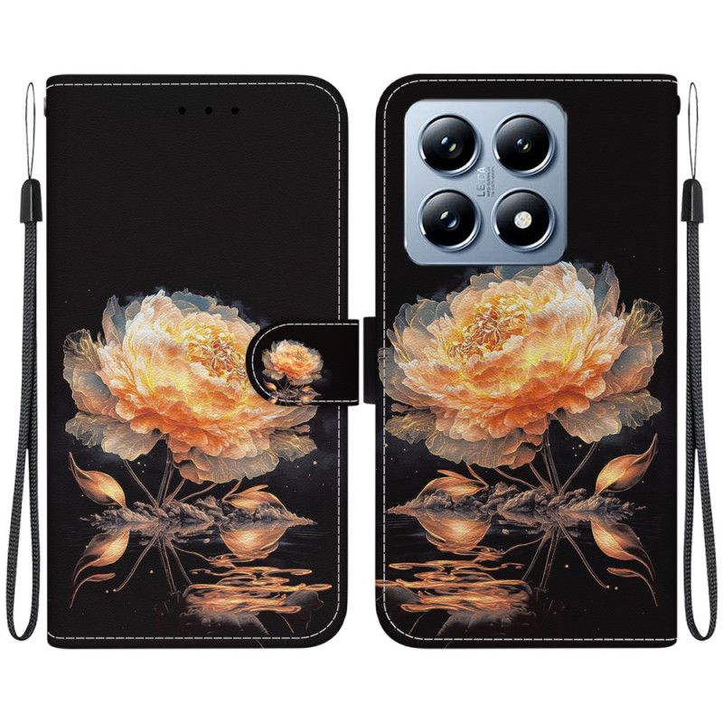 Folio Deksel Xiaomi 14t Gylden Peon