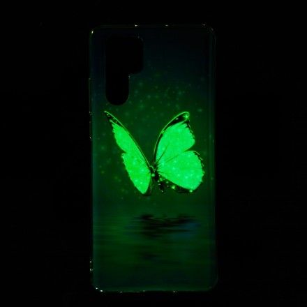 Deksel Til Huawei P30 Pro Fluorescerende Blå Sommerfugl