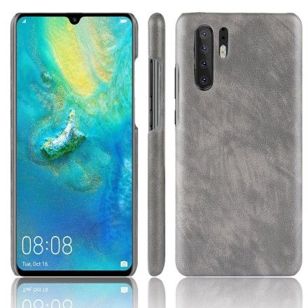 Deksel Til Huawei P30 Pro Performance Litchi Leather Effect