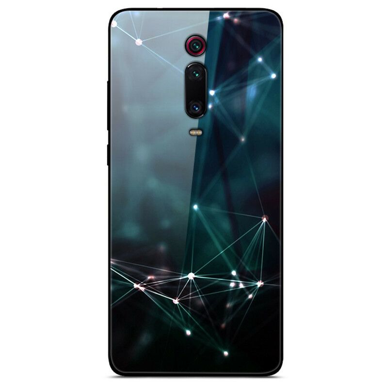 Deksel Til Xiaomi Mi 9T / Mi 9T Pro Abstrakte Farger Herdet Glass