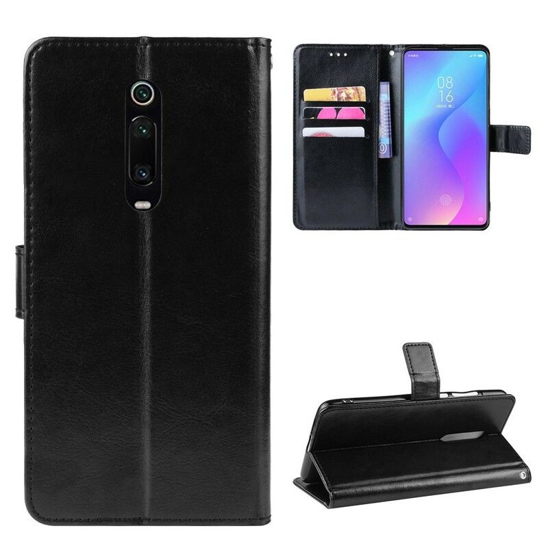 Folio Deksel Til Xiaomi Mi 9T / Mi 9T Pro Plinkende Kunstskinn