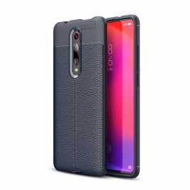 Mobildeksel Til Xiaomi Mi 9T / Mi 9T Pro Dobbellinje Litchi-skinneffekt