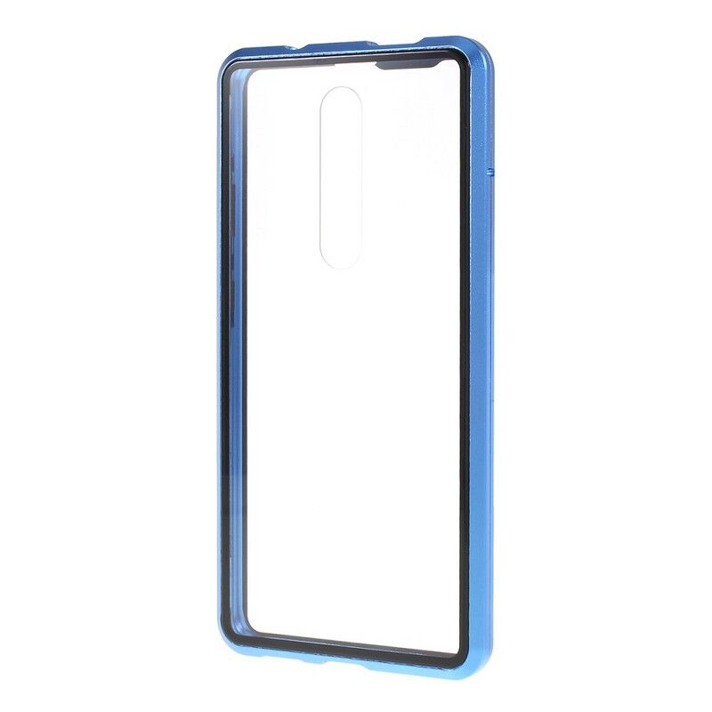 Mobildeksel Til Xiaomi Mi 9T / Mi 9T Pro Metallkanter Og Herdet Glass