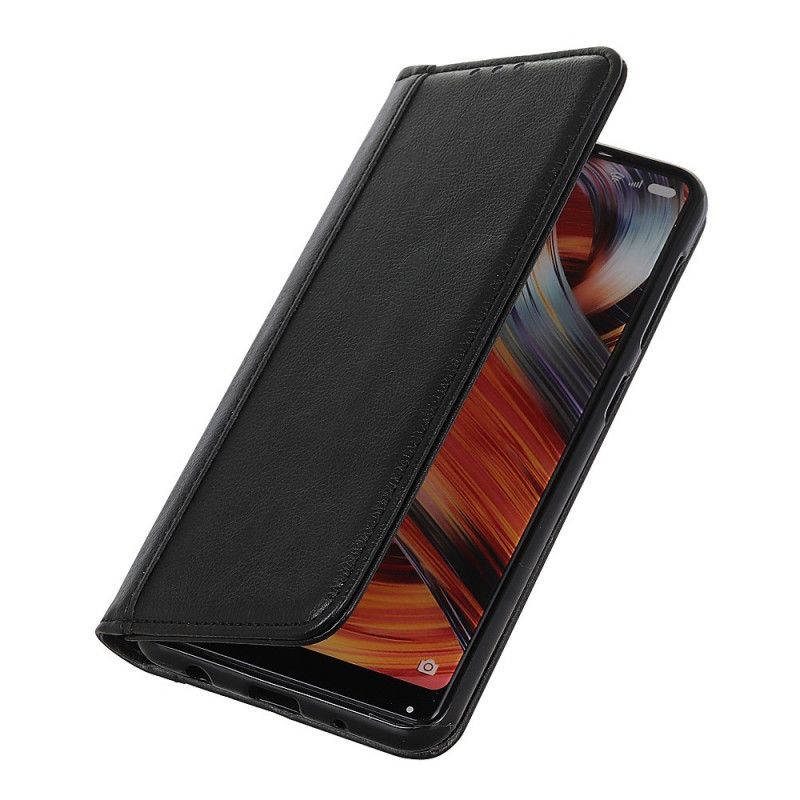 Beskyttelse Deksel Til Samsung Galaxy A03s Folio Deksel Litchi Business Split Leather