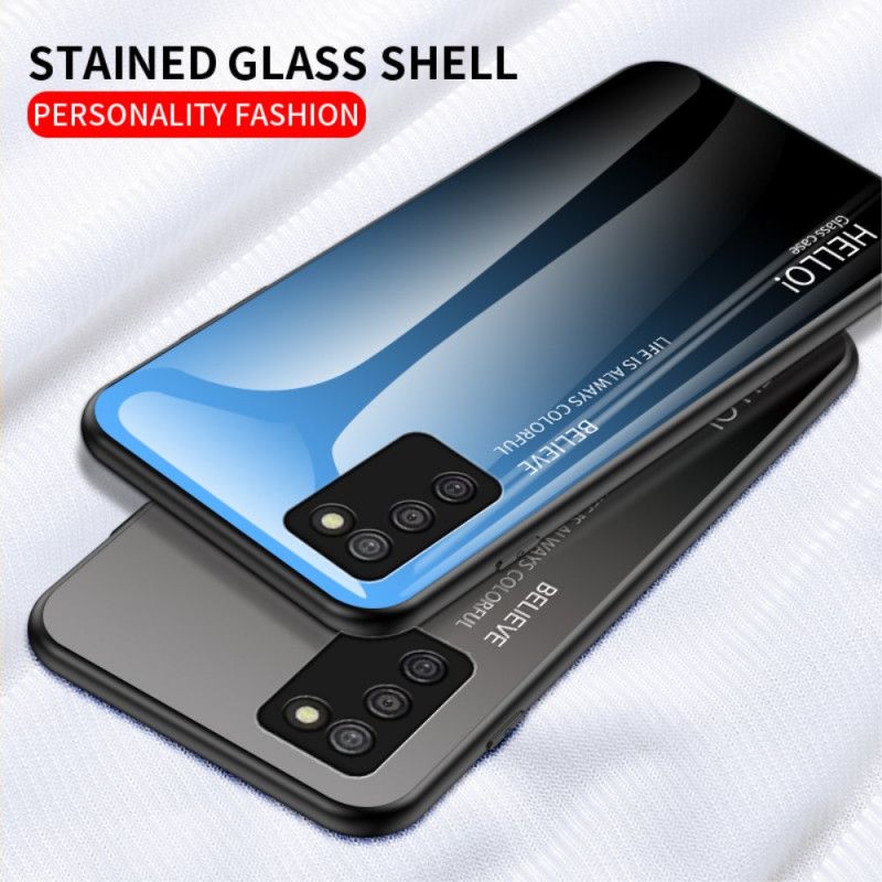 Deksel Til Samsung Galaxy A03s Hei Herdet Glass