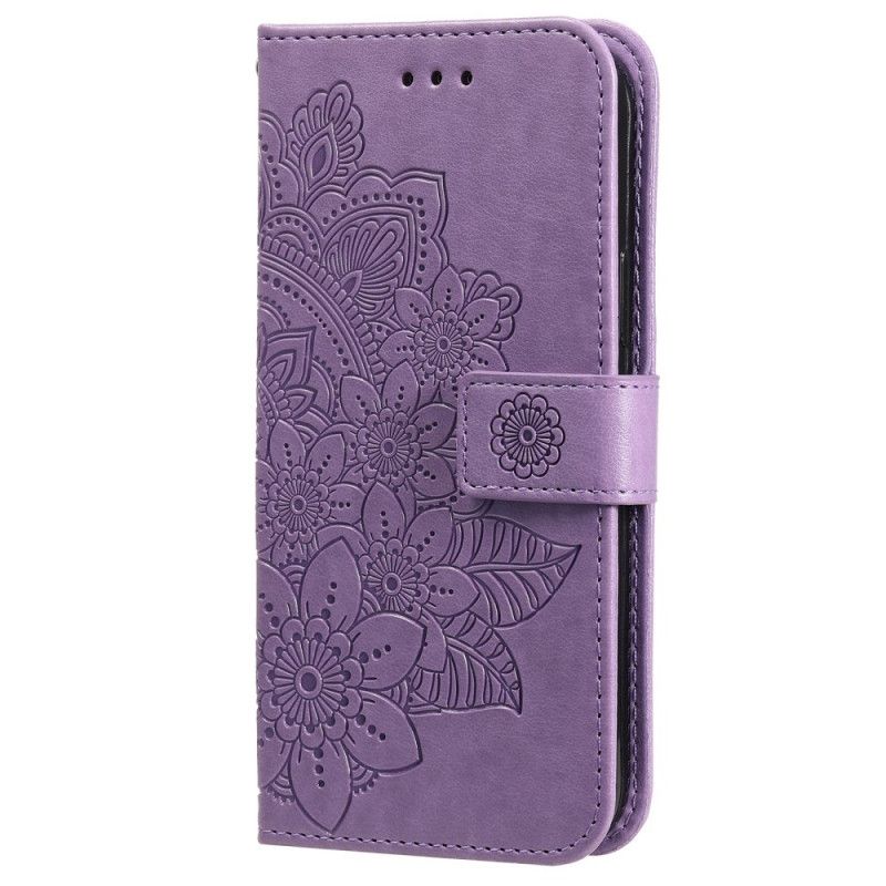 Folio Deksel Til Samsung Galaxy A03s Blomstermandala