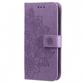 Folio Deksel Til Samsung Galaxy A03s Blomstermandala