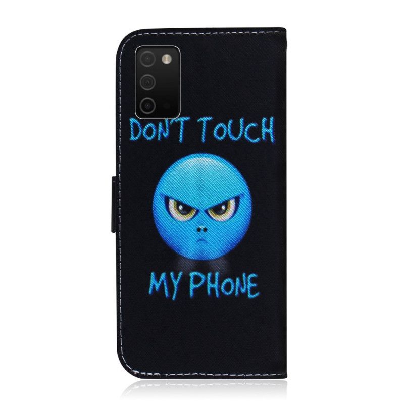 Folio Deksel Til Samsung Galaxy A03s Emoji-telefon