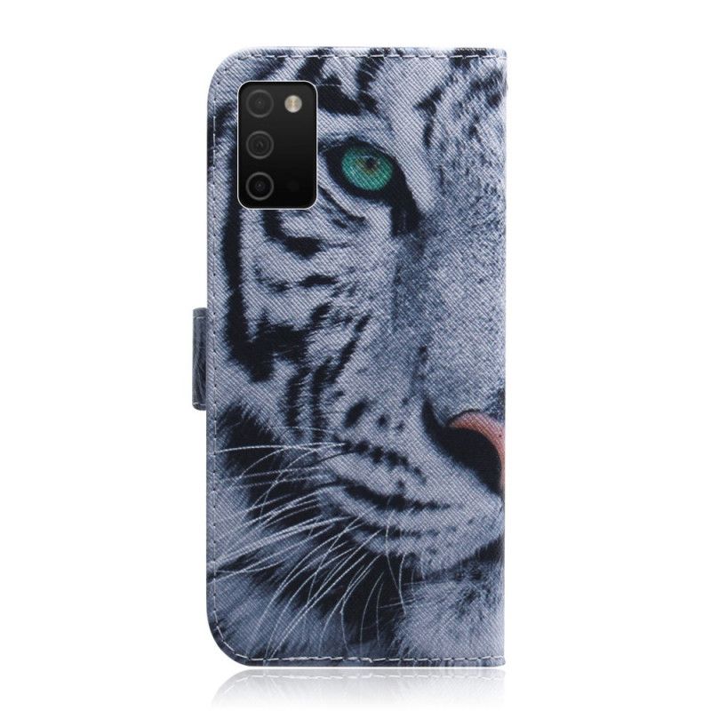 Folio Deksel Til Samsung Galaxy A03s Tigeransikt