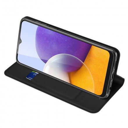 Beskyttelse Deksel Til Samsung Galaxy A22 4G Folio Deksel Dux Ducis Pro Skin