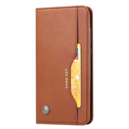 Beskyttelse Deksel Til Samsung Galaxy A22 4G Folio Deksel Faux Leather Card Holder