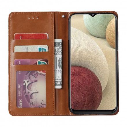 Beskyttelse Deksel Til Samsung Galaxy A22 4G Folio Deksel Faux Leather Card Holder