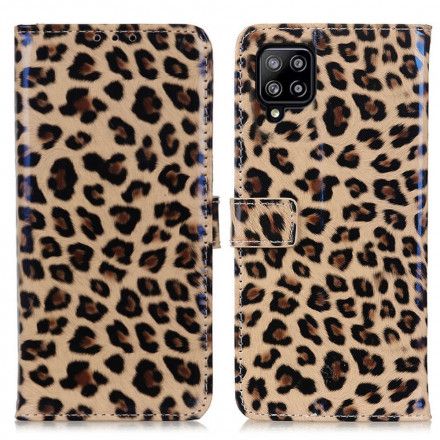 Folio Deksel Til Samsung Galaxy A22 4G Enkel Leopard