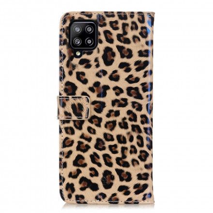 Folio Deksel Til Samsung Galaxy A22 4G Enkel Leopard